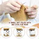 Tiny Detalles Smore Crochet for Mom from Daughter, Son, Wedding for Couple, Him Her, Cute I Love You Smore Gift for Friends & Family, Birthday, Valentine’s Day Gift Ideas