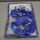 Aliceset 12 Pcs Class of 2026 Clear Graduation Gift Bags with Die Cut Handles 2026 Grad Plastic Gifts Wrapping Bag with Ribbon for College High School Party Decorations, 7x10x3.15 Inch(Royal Blue)