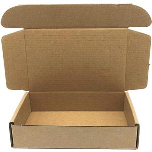 Small Cardboard Shipping Box Mailers 7.7x3.9x1.37 Inch Corrugated Packaging Storage Boxes 100 Pack (Inside Size: 7 x 3.75 x 1.25")