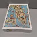 Alabama Wooden Map Jigsaw Puzzle Toys for Adults USA of State Map Decorate Puzzle Games 500 Piece