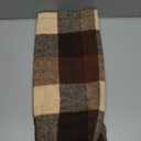 IDEALSANXUN Womens High Waist Plaid Skirt Bodycon Pencil Wool Mini Skirts Medium, Dark Brown 