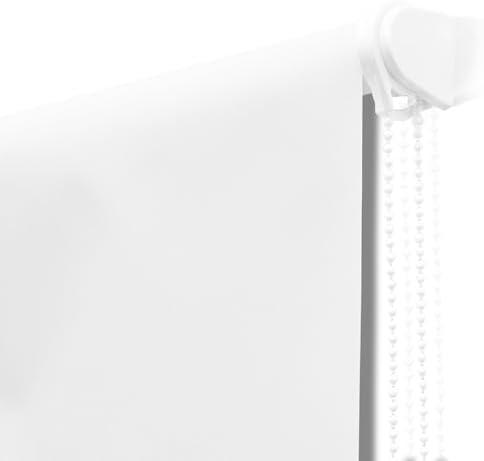 NUTRO CHILL Window Blinds, Light Filtering Roller Shades Semi-Sheer Privacy Fabric Window Shades for Home and Office, Easy to Install(36" W x 67" L, White)