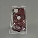 for iPhone 12 / iPhone 12 Pro Case Leather | iPhone 12/iPhone 12 Pro Leather Case with Stand | Compatible with MagSafe with Magnetic Ring Grip Holder (Burgundy, IP12/12 Pro-6.1inch)