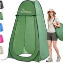 WolfWise Pop Up Shower Tent for Camping Essentials, Compact & Lightweight
Portable Instant Changing Tent with Window & Carry Bag, Privacy Dressing Room Bathroom for Outdoor, 6'3"/6'11" H