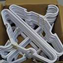 Kids Hangers - 100 Pack, 11.5 Inch White Baby & Toddler Hangers for Closet - Ideal for Baby Standard Use