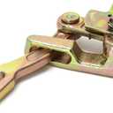 QWORK 1 T Cable Grip Wire Grip Steel Rope Jaw Puller for Wire Rope, Pulling 2204 Lbs