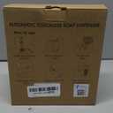 Automatic Soap Dispenser, Touchless Dish Soap Dispenser 17oz/500ml with Infrared Sensor, 5 Adjustable Soap Levels, Liquid Dispenser for Bathroom Kitchen (Silver)