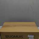 Chair Cushions for Dining Chairs, 2" Thick Seat Cushions for Kitchen Chairs, D-Shaped Chair Pads with Washable Cover, Ties and Non Slip Backing, 17'' x 16'', Set of 4, Blue