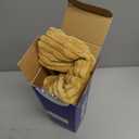 MIULEE Decorative Throw Pillow Covers for Couch Bed Livingroom 20x20 Inch Set of 2 Gold Boho Accent Throw Pllows Broadside Striped Patchwork Soft Corduroy Summer Pillowcases