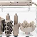 Storage Holder for Shark Flex Style, Acrylic Desktop Organizer Compatible with Shark FlexStyle and Attachments, Acrylic Countertop Display Rack, Stand Holder for Home Bathroom and Hairsalon