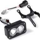 Dirt Bike Headlight Kit, White 6500K Spotlight/Floodlight Combo Motorcycle Lights, Waterproof Off-Road Ebike Light Bar for Sur-Ron Light Bee S/X / X160 / X260