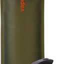 Vapur Collapsible Water Bottle with Carabiner - 23oz (0.7L), Olive - Flexible and Lightweight Water Bottle for Travel, Concert, Hiking, and Outdoor Adventures - BPA-Free, Dishwasher-Safe, Freezable
