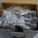 Salt and Pepper Grinder Set- Automatic Battery Pepper Mill Shakers Kitchen Essentials for New Home Housewarming, Adjustable Coarseness Upgraded Larger Capacity with Led for White Elephant Gifts (Stainless Steel)