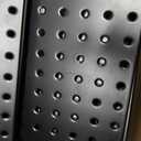 WALMANN Metal Pegboard Panels for Wall Tools Storage Pegboard for Garage, Workbench, Modular Peg Board Tool Organizer Board (Black 12"x24", Pack of 4)