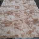 YOBATH Large 6x9 Area Rugs for Living Room Bedroom, Fluffy Fuzzy Shaggy Carpet Shag Rugs for Girls Boys Kids Indoor Floor Nursery Home Decor, Tie-Dyed Beige