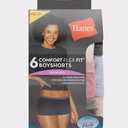 Hanes Comfort Flex Fit 6 boyshorts Seamless S