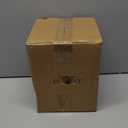 LE TAUCI Utensil Holder for Kitchen Counter, 7.3"+5.4" Fluted Ceramic Utensil Crock Organizer for Countertop, Heavy Large Holder for Spatulas, Spoons, Set of 2, Warm White Glaze