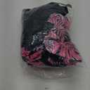 Hanna Nikole Women's Plus Size Tankini Swimsuits Two Piece Bathing Suit Flowy Rash Guard Swimwear with Capris Shorts 28 Plus Rose Pink Leaves