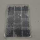 450PCS Self Tapping Screws for Metal, 410 Stainless Steel Self Drilling Screws #8#10 Truss Head Sheet Metal Screws Assortment Kits, Length 1/2"" to 1-1/4'' (Black)