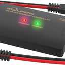 SOLPERK 8A 12V Solar Charge Controller with LED Display, IP67 Waterproof PWM Intelligent Solar Panel Battery Regulator for Gel AGM Lead-Acid Lithium LiFePO4 Battery, Used in RV Boat Car