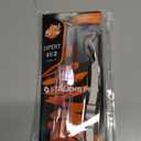 STALEKS PRO Expert 41 Type 2 Professional Eyelash Tweezers (L-Shaped 40)  Stainless Steel for 2D-8D Volume Lash Extensions & Enhanced Visibility