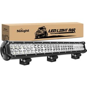 Nilight - 60007C-A 25" 162W Led Light Bar Flood Spot Combo Waterproof Driving Lights Off Road Lights for SUV UTE Truck ATV UTV