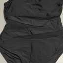 Blooming Jelly Women's Sexy One Piece Bathing Suits One Shoulder Swimsuits Slimming Mesh Swimwear (Large, Black)