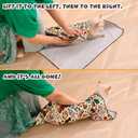 Cat Grooming Wrap, Self-Adherent Soft Cat Blanket to Wrap, Nail Clipping, Anti-Bite, Anti-Scratch, Anti-Escape Calming Wrap (Dalmatian Print, 3-6 lbs)