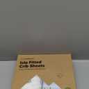 2-Pack Crib Sheets for Boys, Girls - Viscose Derived from Bamboo Fitted Crib Sheet, Organic Baby Crib Sheets, Crib Mattress Sheet, Toddler Bed Sheets, Baby Sheets for Crib Fitted Sheets(Jolly Rainbow)