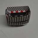 Havawish 100 Pcs Racing Paper Food Trays Checkered Nacho Trays Disposable Racing Party Food Boat Black and White Plaid Food Serving Tray for Racing Theme Party Birthday Baby Shower Popcorn Snack