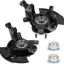 TadaMark Set of 2 New Front Steering Knuckles & Wheel Bearing Hub Assembly