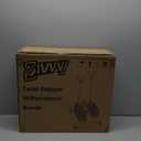 Stepper Machine with Resistance Bands, Mini Stepper with 300LBS Weight Capacity, Twist Stepper for Full Body Workout, Adjustable Step Height, Smooth and Quiet, Step Machine for Men Women