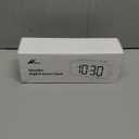 Netzu Wooden Alarm Clock, Loud Digital Plug-in Clock with 5 Volumes, 12 Ringtones, Manual DST, Snooze for Heavy Sleepers Bedroom Bedside Living Room Office Wood Decor