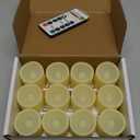 Flameless Votive Candles with Remote Control and Timer Bulk Set of 10 Tealight Candles/Realistic Outdoor Flickering Battery Operated LED Tea Lights (Batteries Included) 200Hours