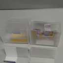 Acrylic Brochure Holder and Business Card Holder 2 Pack with 20 Self Adhesive Label Holders, Acrylic Display Stands for Countertops, Clear Plastic Flyer Holder for Magazines Pamphlets Booklets