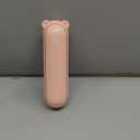 JISULIFE Handheld Mini Fan, 3 IN 1 USB Rechargeable Portable Fan [12-19 Working Hours] with Power Bank, Flashlight, Pocket Design for Travel/Summer/Concerts/Lash, Gifts for Women (Pink)