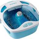 HoMedics Shower Bliss Foot Spa, Shower Massage Water Jets, Pedicure Center with 3 Attachments, Toe-Touch Control, FB-625H