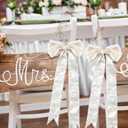 Suncalla 30 Yards Shimmery Chiffon Silk Ribbons for Xmas Tree Decoration Wedding Decor Invitations Bridal Flower Bouquets Gift Wrapping DIY Crafts(Champagne Gold)