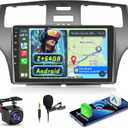 [2+64GB] Car Stereo for Lexus ES 2001 2002 2003 2004 2005 ES250/300/330 with Wireless CarPlay Android Auto, 9 Inch HD Touchscreen with WiFi GPS Bluetooth FM/RDS Radio SWC Backup Camera MIC