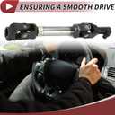 1 Pc Car Steering Shaft Steering Column Shaft for Toyota RAV4 2012 2.5L L4 - Gas, 3.5L V6 - Gas, Electric No.4526042090