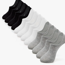 IDEGG No Show Socks Women & Men Low Cut Ankle Short Athletic Running Casual Invisible Liner Socks, XL