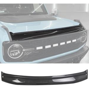 Bug Shield Hood Deflector for Ford Bronco 2021-2025 2/4 Door Bug Deflector Hood Protector for Bronco (Carbon Fiber)