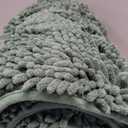 Super Thick Plush Bathroom Rug Shaggy Chenille Bath Rug Absorbant Extra Soft Mat for Kitchen Machine Washable Non-Slip Tub Shower