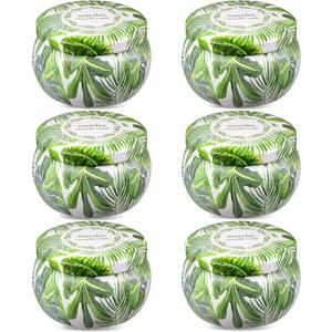 Citronella Candles Outdoor | Indoor Scented Candles 6 Pack 26OZ Pure Citronella Essential Oil and Natural Soy Wax Long Lasting Burning for Home Garden Summer Patio Balcony