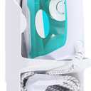 Ironing Board Hanger Wall Mount, Iron Hanger with Ironing Board Rack, Heat Resistant Iron Holder wall Mount for Max 5 Inch Width (White)