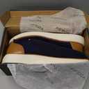 VILOCY Men's Fashion Dress Sneakers Casual Walking Shoes Business Oxfords Comfortable Breathable Lightweight Tennis (10 Wide, Navy)