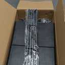 Pots and Pans Organizer Under Cabinet, Expandable 2 Tier Under Sink Organizers and Storage Adjustable Height Kitchen Pot and Pan Lid Holder Rack with 12 Dividers Under Cabinet Shelf(Black)