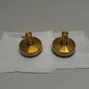 YOHOM Suction Cup Hooks for Shower Towel Holder Stainless Steel Vacuum Bathroom Shower Hook Suction Washcloth Hanger Kitchen Towel Rack for Robe Loofah Wreath Glass Door Window Wall Brushed Gold 2Pcs