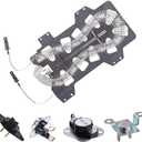 Dryer Heating Element fits for Samsung DV42H5200EF/A3-0000 DV400EWHDWR/AA-0001 DV419AEW/XAA-0000 DV45H7000EP/A3 Etc, DC47-00019A