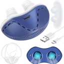 Anti Snore Device,Double Vortex Electric Double Vortex Snoring Solution,Mini Portable Stop Snoring Devices Stopper,Adjustable Wind Speed Snoring Prevention Nasal Dilators,Up to 8 Hours (Blue)